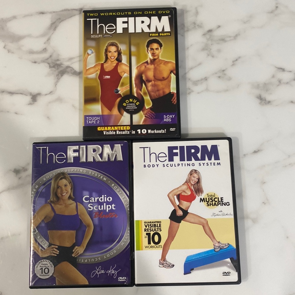 Set of Three The FIRM Workout DVDs